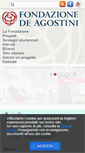 Mobile Screenshot of fondazionedeagostini.it